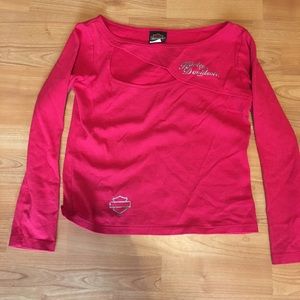 Harley long sleeve with collarbone cutouts